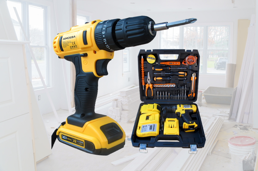 36V power drill tool set rental