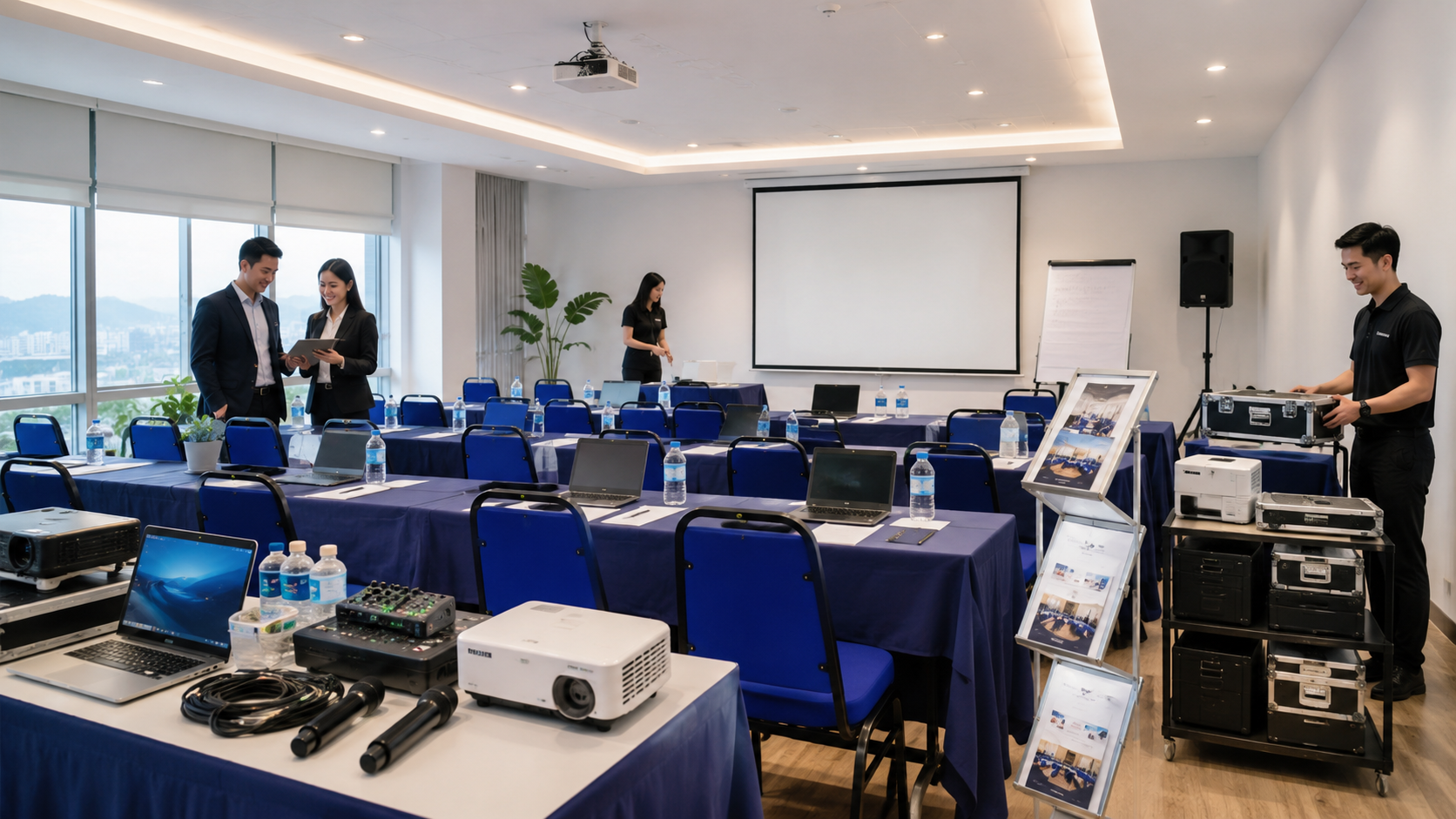 Seminar room rental setup in Penang